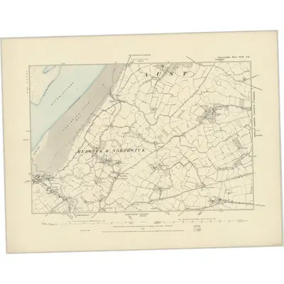 1880 Map of Gloucestershire LXII.SE, 1886 Print