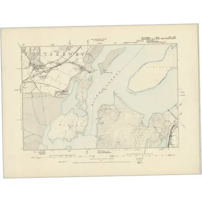 1880 Map of Gloucestershire LXII.SW, 1887 Print