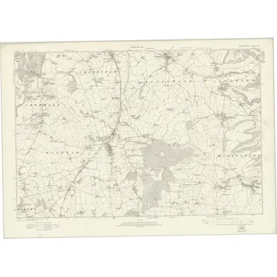 1919 Map of Gloucestershire LXIV, 1923 Print