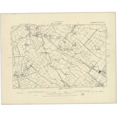 1880 Map of Gloucestershire LXVII.NE, 1886 Print