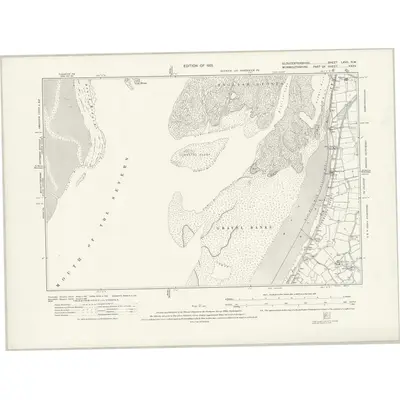 1916 Map of Gloucestershire LXVII.NW, 1921 Print