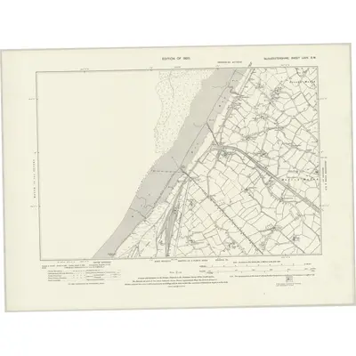 1912 Map of Gloucestershire LXVII.SW, 1920 Print
