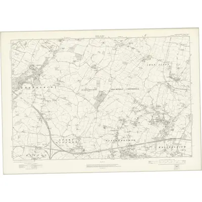 1912 Map of Gloucestershire LXVIII, 1921 Print