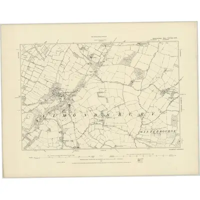 1879 Map of Gloucestershire LXVIII.NW, 1886 Print