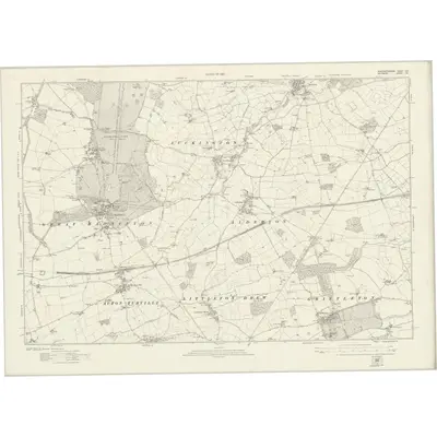 1919 Map of Gloucestershire LXX, 1923 Print