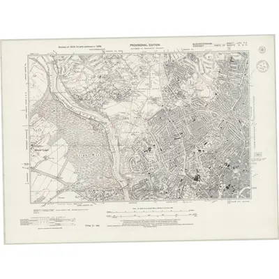 1938 Map of Gloucestershire LXXI.SE, 1944 Print