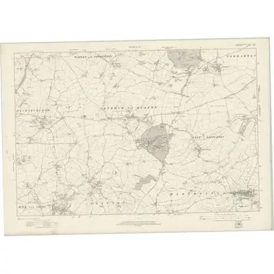 1919 Map of Gloucestershire LXXIII, 1923 Print