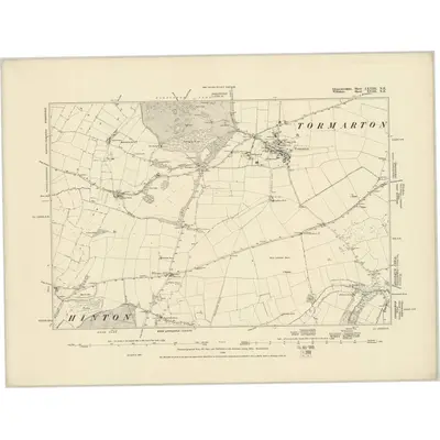1881 Map of Gloucestershire LXXIII.NE, 1886 Print