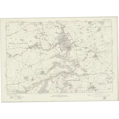 1919 Map of Gloucestershire LXXIV, 1923 Print
