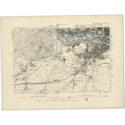1881 Map of Gloucestershire LXXV.NE, 1887 Print