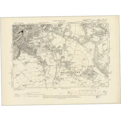 1901 Map of Gloucestershire LXXVI.NW, 1904 Print