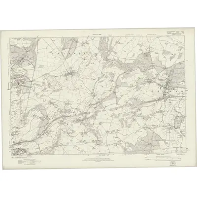 1919 Map of Gloucestershire LXXVIII, 1923 Print