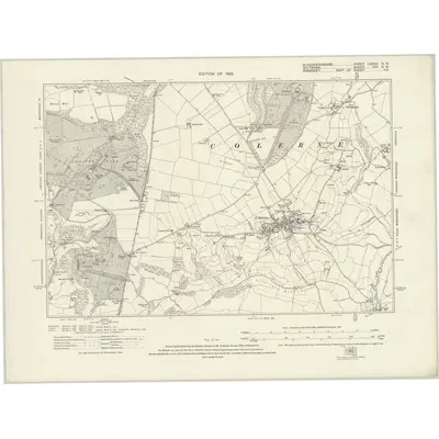 1919 Map of Gloucestershire LXXVIII.NW, 1923 Print