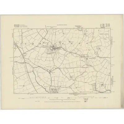 1883 Map of Gloucestershire VIII.SW, 1884 Print