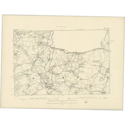 1882 Map of Gloucestershire X.SW, 1883 Print