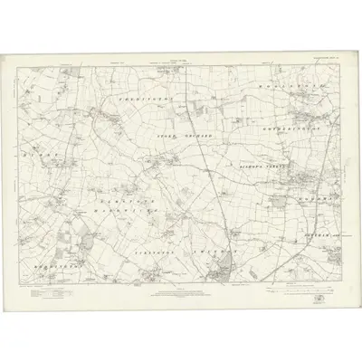 1921 Map of Gloucestershire XIX, 1924 Print