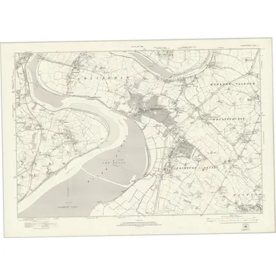 1920 Map of Gloucestershire XL, 1924 Print