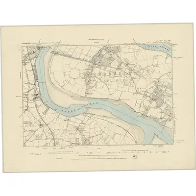 1879 Map of Gloucestershire XL.NW, 1886 Print
