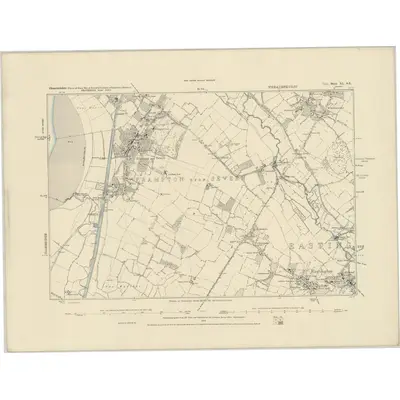 1879 Map of Gloucestershire XL.SE, 1886 Print