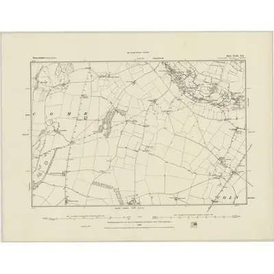 1882 Map of Gloucestershire XLIII.NE, 1884 Print