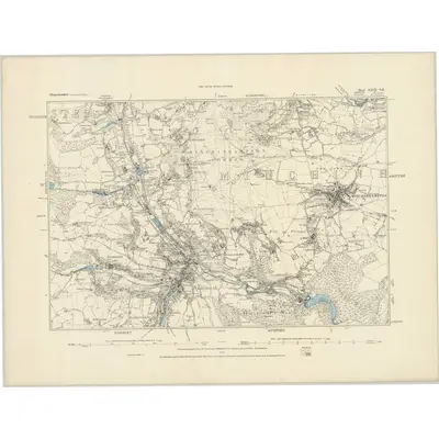 1881 Map of Gloucestershire XLIX.SE, 1883 Print