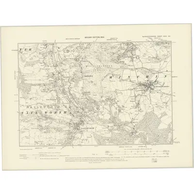1901 Map of Gloucestershire XLIX.SE, 1903 Print