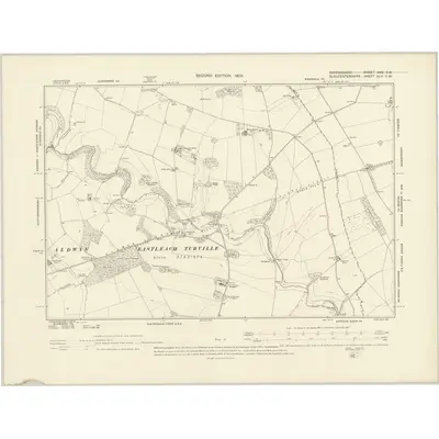 1898 Map of Gloucestershire XLV.SW, 1903 Print