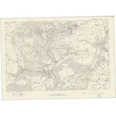 1919 Map of Gloucestershire XLVI, 1924 Print