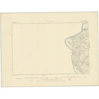 1880 Map of Gloucestershire XLVI.NW, 1884 Print