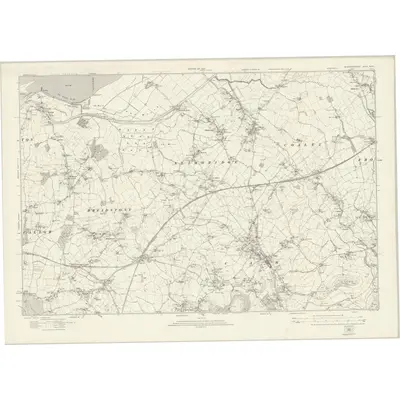 1920 Map of Gloucestershire XLVIII, 1924 Print