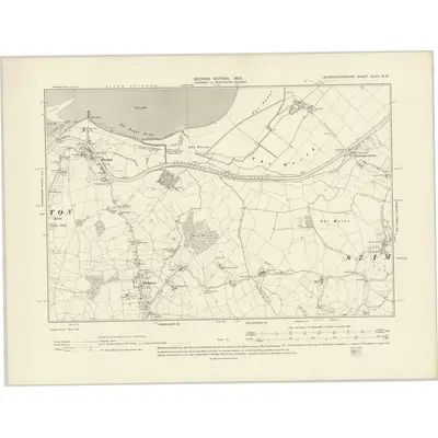 1901 Map of Gloucestershire XLVIII.NW, 1903 Print