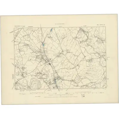 1879 Map of Gloucestershire XLVIII.SE, 1885 Print