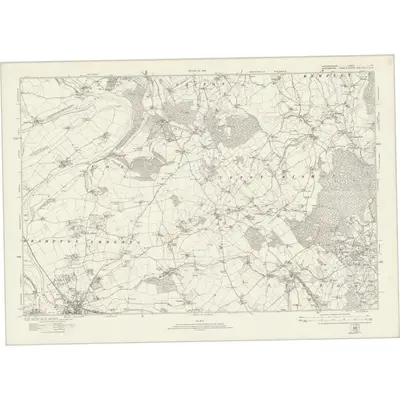 1921 Map of Gloucestershire XVI, 1924 Print