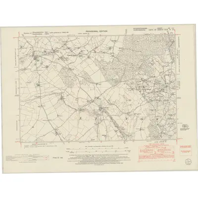 1948 Map of Gloucestershire XVI.SE, 1953 Print