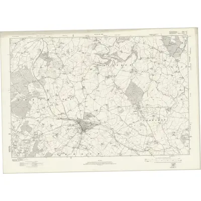 1921 Map of Gloucestershire XVII, 1924 Print