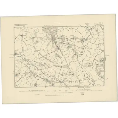 1881 Map of Gloucestershire XVII.SE, 1884 Print