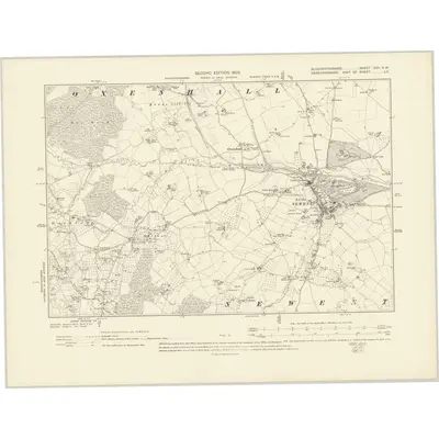 1901 Map of Gloucestershire XVII.SW, 1903 Print