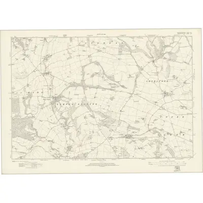 1921 Map of Gloucestershire XXI, 1924 Print