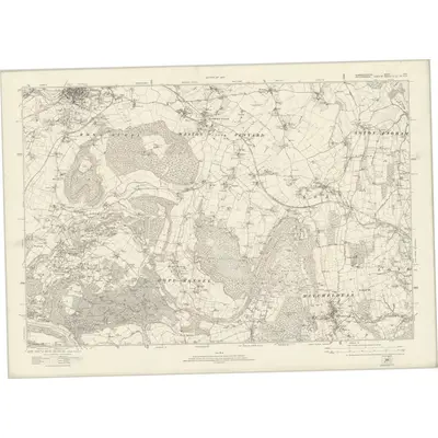 1921 Map of Gloucestershire XXIII, 1924 Print