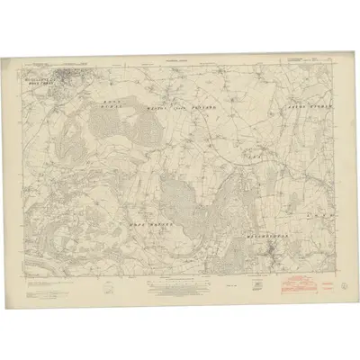 1948 Map of Gloucestershire XXIII, 1953 Print