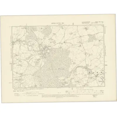 1901 Map of Gloucestershire XXIV.NW, 1903 Print