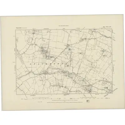 1884 Map of Gloucestershire XXVI.NW