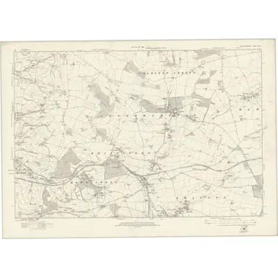 1920 Map of Gloucestershire XXVII, 1924 Print