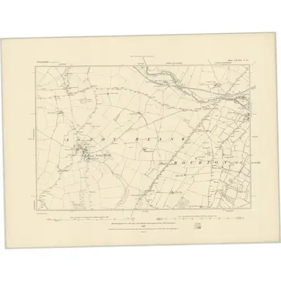 1882 Map of Gloucestershire XXVIII.SE, 1883 Print