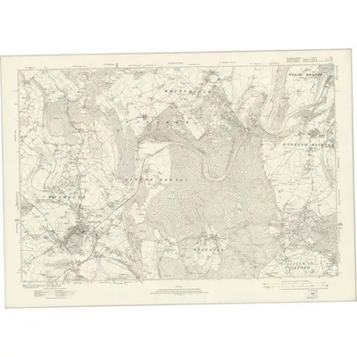 1920 Map of Gloucestershire XXX, 1924 Print