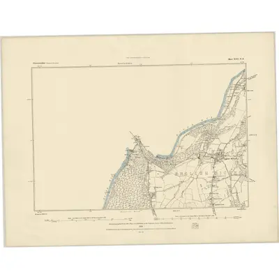 1878 Map of Gloucestershire XXX.NE, 1883 Print