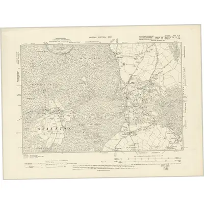 1900 Map of Gloucestershire XXX.SE, 1903 Print