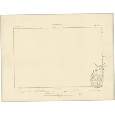 1880 Map of Gloucestershire XXX.SW, 1883 Print