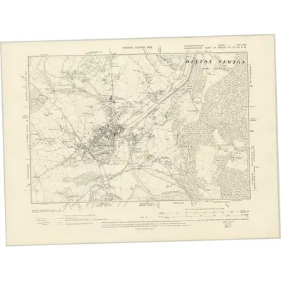 1900 Map of Gloucestershire XXX.SW, 1903 Print