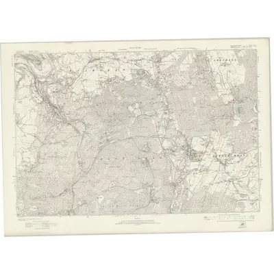 1920 Map of Gloucestershire XXXI, 1924 Print
